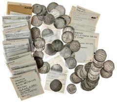 Islamic Coinage Abbasid Caliphate. Large lot of AR Dirham, al-Saffah to al-Ma`mun (88). Mints of madinat al-Salaam, al-Muhammadiya, Samarqand, al-Kufa, al-Basra al-`Abbasiyah, Balkh, al-Shash and Nish