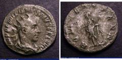 Ancient Coins Ar Antoninianus Aemilian, Rome 253, rev. Roma stg.l. holding phoenix on globe (RCV 9842) NVF, scarce