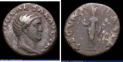 Ancient Coins Otho. Ar denarius. C, 69 AD. Rev; SECVRITAS P R; Securitas, draped, standing left, holding wreath in right hand and cradling sceptre in left. RIC 8. Grey tone. 3.06g. Fine/NVF