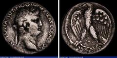 Ancient Coins Tetradrachm Otho (69AD) Antioch - Syria Prieur 101, RPC 4199 Obverse: Laureate head right AYTOKPATWP M OQWN KAICAP CEBACTOC, Reverse; Eagle within wreath, legend off flan, , 14.01 gramme