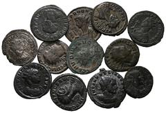 ANTIKE LOTS VARIA UND LOTS. Lot Römer (12). Lot aus 12 Antoniniani von Valerianus I. (1x) bis Numerianus (1x), darunter: 3x Aurelianus und 3x Probus. Um sch. und f.s.sch. (D).