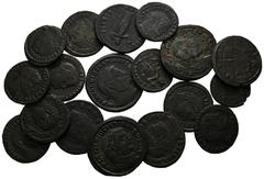 ANTIKE LOTS VARIA UND LOTS. Lot Römer (18). Lot aus 18 Folles der Tetrarchie, darunter 1x Follis von Galeria Valeria. Um sch.-s.sch. und f.s.sch., manche etwas besser. (D).
