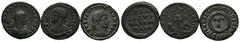 ANTIKE LOTS VARIA UND LOTS. Lot Römer (3). Lot aus 3 Folles von Constantinus II. als Caesar. Um s.sch. und s.sch.+. (D).