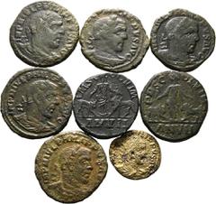 ANTKE LOTS Lot Provinzialrömer (8). Lot aus 8 Lokalbronzen von Viminacium (Moesia Superior) unter Philippus I. Arabs (244-249). Um f.s.sch. und s.sch. (D)