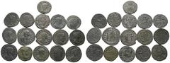 Ancient Coins - Group Lots ANTIKE Varia und Lots Lot Römische Kaiserzeit (16) Lot aus 16 römischen AE-Münzen von Severus Alexander (1x Lokalbronze) bis Constantinus I. (2x Folles), dabei: 6x AE-Antoni