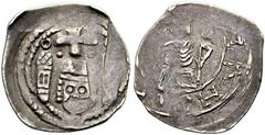 Medieval Coins ÖSTERREICH - Friesacher Pfennige - St. Veit (Herzöge von Kärnten) Bernhard II. 1202-1256 Lot 3 Stück; Pfennig (0,97 g) St. Veit Rv. Schrötlingsriss bei 9 Uhr. (0,97 g). Av.: stehender H