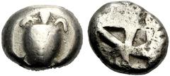 GRIECHISCHE MÜNZEN AIGINA Aigina (D) Stater (11,28g), ca. 500-480 v.Chr. SNG München 536-538, HGC 433. sch.-s.sch.