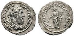 IMPERIUM ROMANUM Macrinus (217-218) Marcus Opellius Macrinus als Kaiser : Imperator Caesar Marcus Opellius Severus Macrinus Augustus Geboren 164 oder 166 n. Chr. in Caesarea Mauretaniae. Gestorben Mit