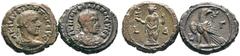 SAMMLUNG GRIECHISCHER UND PROVINZIALRÖMISCHER MÜNZEN RÖMISCHE PROVINZIALPRÄGUNGEN. AEGYPTUS. Alexandria. (D) Philippus I. Arabs (244-249). Lot (2). Kleines Lot aus 2 Billon-Tetradrachmen des Philippus