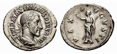 Maximinus Thrax - Volusian RÖMISCH KAISERZEIT Maximinus Thrax-235-238 Denar (3,21 g), Rom 235/236. Av.: IMP MAXIMINVS PIVS AVG, belorbeerte drapierte und gepanzerte Büste rechts. Rv.: PAX AVGVSTI, Pax