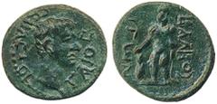 Ancient, Roman Empire, Caius Caligula (37-41 AD) RPC 3356 AE 4.98 g. Balbura (Lycia). Obv: GAIOC CEBACTOC, bare head right. Rev: BAABOY / PEWN, Herakles standing, facing, with club and lion skin. Attr