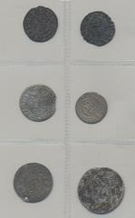 Sweden – coins Sweden, Small lot of Swedish Possessions coinage including two reval solidus Johan III, solidus Riga Gustavus Adolphus, 1/24 taler Riga 1624 and Reval 2 öre 1665 (pierced) as well as 4 