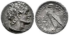 Greek Coins Ptolemaic Kings of Egypt. Ptolemy VI Philometor. Tetradrachm. RY 32 = 150/149 BC. Paphos. Second sole reign. (Svoronos-1446). (Sng Cop-299). (DCA-49). Anv.: Diademed head of Ptolemy I to r