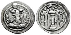 Greek Coins Sassanid Empire. Drachm. 459-484 AD. (Sellwood-p. 125, type 48). Ag. 4,21 g. VF. Est...45,00. Spanish Description: Imperio Sasánida. Firuz. Dracma. 459-484 d.C. (Sellwood-página 125, tipo 