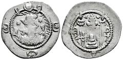 Greek Coins Sassanid Empire. Kavadh I. Drachm. RY 31. MY (Mēšān). (Göbl-III/1). Ag. 3,96 g. Choice VF. Est...60,00. Spanish Description: Imperio Sasánida. Kavadh I. Dracma. RY 31. MY (Mēšān). (Göbl-II