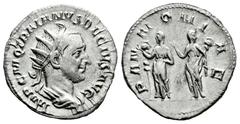 Roman Imperial Trajan Decius. Antoninianus. 249-251 AD. Rome. (Ric-IV 21b). (Rsc-86). Anv.: IMP C M Q TRAIANVS DECIVS AVG, radiate, draped and cuirassed bust to right. Rev.: PANNONIAE, the two Pannoni