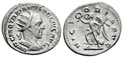 Roman Imperial Trajan Decius. Antoninianus. 249-251 AD. Rome. (Ric-IV 29c). (Rsc-113a). Anv.: IMP C M Q TRAIANVS DECIVS AVG, radiate and cuirassed bust right. Rev.: VICTORIA AVG, Victory advancing lef