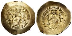 Byzantine Empire Nicephorus III Botaniates. Histamenon nomisma. 1078-1081 AD. Constantinople. (Doc-3a). (Sear-1881). Anv.: Christ Pantokrator enthroned facing; IC-XC across upper fields. Rev.: ⧾ NIKHΦ