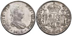 Ferdinand VII (1808-1833) Ferdinand VII (1808-1833). 8 reales. 1814. Mexico. JJ. (Cal-1326). Ag. 26,91 g. Attractive specimen. Some original luster. Ex Aureo&Calico (24-10-2013), lot 884. Almost XF. E