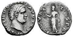 Roman Imperial Otho. Denarius. 69 d.C. Rome. (Ric-8). (Rsc-17). Anv.: IMP M OTHO CAESAR AVG TR P, bare head to right. Rev.: SECVRITAS P R, Securitas standing facing, head to left, holding wreath and s