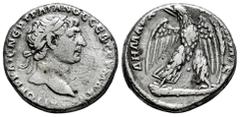 Roman Imperial Trajan. Seleucis and Pieria. Tetradrachm. 103-111 d.C. Antioch. (McAlee-437 (Tyre)). (Prieur-1494 (Tyre)). (RPC-III 3532). Anv.: ΑΥΤΟΚΡ ΚΑΙC ΝЄΡ ΤΡΑΙΑΝΟC CЄΒ ΓЄΡΜ ΔΑΚ, laureate head to 