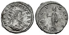 Roman Imperial Claudius II, Gothicus. Antoninianus. 268-269 d.C. Antioch. (Ric-217). (C-256). Anv.: IMP C CLAVDIVS AVG Radiate, draped and cuirassed bust to right. Rev.: SALVS AVG. Isis standing front