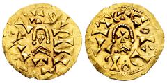Suinthila (621-631) Suinthila (621-631). Tremissis. Córdoba. (Cnv-287.13). (R. Pliego-370g). Anv.: +SVINTII▴A▾P. Rev.: +CoRDoBAPIV. Au. 1,35 g. XF. Est...1200,00. Spanish Description: Suinthila (621-6