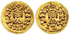 Suinthila (621-631) Suinthila (621-631). Tremissis. Ispali (Sevilla). (Cnv-289). (R. Pliego-381a). Anv.: +SVINTHILARE. Rev.: +ISPALIPIVS. Ag. 1,48 g. Ex Áureo&Calicó Selección (12/03/2009), lot 1. AU.