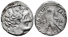 Greek Coins Ptolemaic Kings of Egypt. Ptolemy X Alexander I. Tetradrachm. RY 22 = 93/2 a.C. Alexandria. (Svoronos-1682). (Sng Cop-371). (DCA-68). Anv.: Diademed head of Ptolemy I right, wearing aegis 
