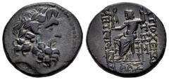 Greek Coins Seleucis and Pieria. Antioch. Tetrachalkon. SE 231 = 79/8 a.C. (DCA-379). (Hgc-9, 1370). Anv.: Laureate head of Zeus to right. Rev.: Zeus Nikephoros seated left, holding Nike in his right 