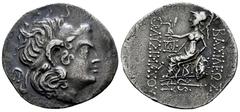 Greek Coins Thrace. Byzantion. Tetradrachm. 150-120 a.C. In the name and types of Lysimachos. (Marinescu-157). Anv.: Diademed head of the deified Alexander to right, with horn of Ammon. Rev.: ΒΑΣΙΛΕΩΣ