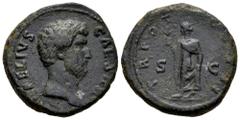 Roman Imperial Aelius. Dupondius. 137 d.C. Rome. (Ric-1065). (Spink-3991). Ae. 14,37 g. Almost VF. Est...90,00. Spanish Description: Aelio. Dupondio. 137 d.C. Roma. (Ric-1065). (Spink-3991). Ae. 14,37