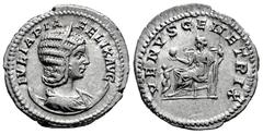 Roman Imperial Julia Domna. Antoninianus. 211-217 d.C. Rome. (Ric-IV 389a). (Bmcre-27). (Rsc-206). Anv.: IVLIA PIA FELIX AVG, diademed and draped bust to right, set on crescent. Rev.: VENVS GENETRIX, 