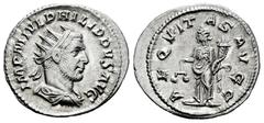 Roman Imperial Philip I. Antoninianus. 244-247 d.C. Rome. (Ric-IV 27b). (Rsc-9). Anv.: IMP M IVL PHILIPPVS AVG, radiate, draped and cuirassed bust to right. Rev.: AEQVITAS AVGG, Aequitas standing to l