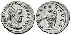 Roman Imperial Philip I. Antoninianus. 244-247 d.C. Antioch. (Ric-IV 82 Var.). (Rsc-8). Anv.: IMP M IVL PHILIPPVS AVG, radiate, draped and cuirassed bust right. Rev.: AEQVITAS AVG, Aequitas standing l