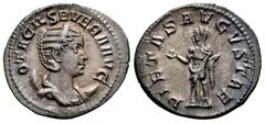 Roman Imperial Otacilia Severa. Antoninianus. 248-249 d.C. Rome. (Ric-130). (Rsc-43). Anv.: OTACIL SEVERA AVG, diademed and draped bust right, set on crescent. Rev.: PIETAS AVGVSTAE, Pietas standing l