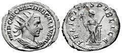 Roman Imperial Trebonianus Gallus. Antoninianus. 251-253 d.C. Rome. (Ric-IV 34a). (Seaby-37). Anv.: IMP CAE C VIB TREB GALLVS AVG. Radiate, draped and cuirassed bust to right. Rev.: FELICITAS PVBLICA.