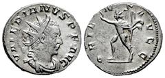 Roman Imperial Valerian I. Antoninianus. 257-260 d.C. Colonia Agrippinensis. (Ric-12 (Lugdunum)). (Seaby-143a). Anv.: VALERIANVS P F AVG. Radiate, draped, and cuirassed bust to right. Rev.: ORIENS AVG