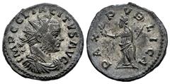 Roman Imperial Tacitus. Antoninianus. 275-276 d.C. Lugdunum. (Ric-44). Anv.: IMP C CL TACITVS AVG. Rev.: PAX PVBLICA. Bi. 3,63 g. Almost XF. Est...80,00. Spanish Description: Tácito. Antoniniano. 275-