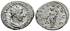 Roman Imperial Volusian. Antoninianus. 251-253 AD. Rome. (Ric-166). (Seaby-8). Anv.: IMP CAE C VIB VOLVSIANO AVG, radiate, draped and cuirassed bust to right. Rev.: AEQVITAS AVGG, Aequitas standing to