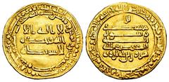 Egypt & Syria (Pre-Fatimid). Harun Ibn Khumararawayh. Dinar. 285 AH. Misr. Tulinids. (Bernardi-215De). (Album-667.1). Au. 4,23 g. Scarce. Choice VF. Est...450,00. Spanish description: Egipto & Siria (