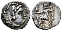 Greek Coins Kingdom of Macedon. Antigonos I Monophthalmos. Drachm. 310-301 BC. Abydos. Struck as Strategos or king of Asia, in the name and types of Alexander III. (Price-1560). (Müller-252). (Sng Cop