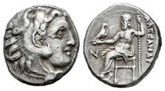 Greek Coins Kingdom of Macedon. Antigonos I Monophthalmos. Drachm. 310-301 BC. Kolophon. Struck as Strategos or king of Asia, in the name and types of Alexander III. (Price-1797). (Müller-1322). (Sng 