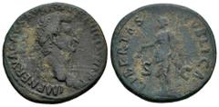 Roman Imperial Nerva. Unit. 97 AD. Rome. (Ric-II 100). Anv.: IMP NERVA CAES AVG P M TR P II COS III P P, laureate head to right. Rev.: LIBERTAS PVBLICA, Libertas standing to left, holding pileus and s