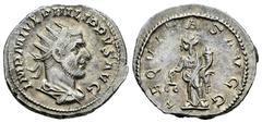 Roman Imperial Philip I. Antoninianus. 244-247 AD. Rome. (Ric-IV 27b). (Rsc-9). Anv.: IMP M IVL PHILIPPVS AVG. Radiate, draped and cuirassed bust to right. Rev.: AEQVITAS AVGG, Aequitas standing facin