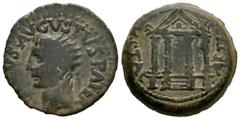 Celtiberian Coins Emerita Augusta. Time of Tiberius. Unit. 14-36 AD. Mérida (Badajoz). (Abh-Unlisted). (Tesorillo-Emerita 12, Plate Coin). Anv.: DIVVS. AVGVSTVS. PATER. Laureate and radiate head of Au