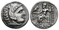 Greek Coins Kingdom of Macedon. Antigonos I Monophthalmos. Drachm. 310-301 BC. Kolophon. Struck as Strategos or king of Asia, in the name and types of Alexander III. (Price-1823). (Müller-808). Anv.: 