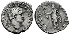 Roman Imperial Otho. Denarius. 69 d.C. Rome. (Ric-8). (Rsc-17). Anv.: IMP M OTHO CAESAR AVG TR P, bare head to right. Rev.: SECVRITAS P R, Securitas standing facing, head to left, holding wreath and s