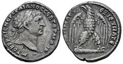 Roman Imperial Trajan. Tetradrachm. Dated RY 15 = AD 110/1. Seleucis and Pieria. (Prieur-1504). (McAlee-439). Anv.: •ΑΥΤΟΚΡ ΚΑΙC ΝЄΡ ΤΡΑΙΑΝΟC CЄΒ ΓЄΡΜ ΔΑΚ•. Laureate head of Trajan to right. Rev.: •ΔΗ