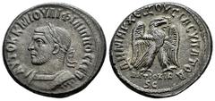 Roman Imperial Philip I. Tetradrachm. 248-249 d.C. Antioch. (Prieur-426). (McAlee-941b). Anv.: ΑΥΤΟΚ Κ Μ ΙΟΥΛΙ ΦΙΛΙΠΠΟC CЄΒ. Laureate and cuirassed bust of Philip I to left. Rev.: ΔΗΜΑΡΧ ЄΞΟΥCΙΑC ΥΠΑ 
